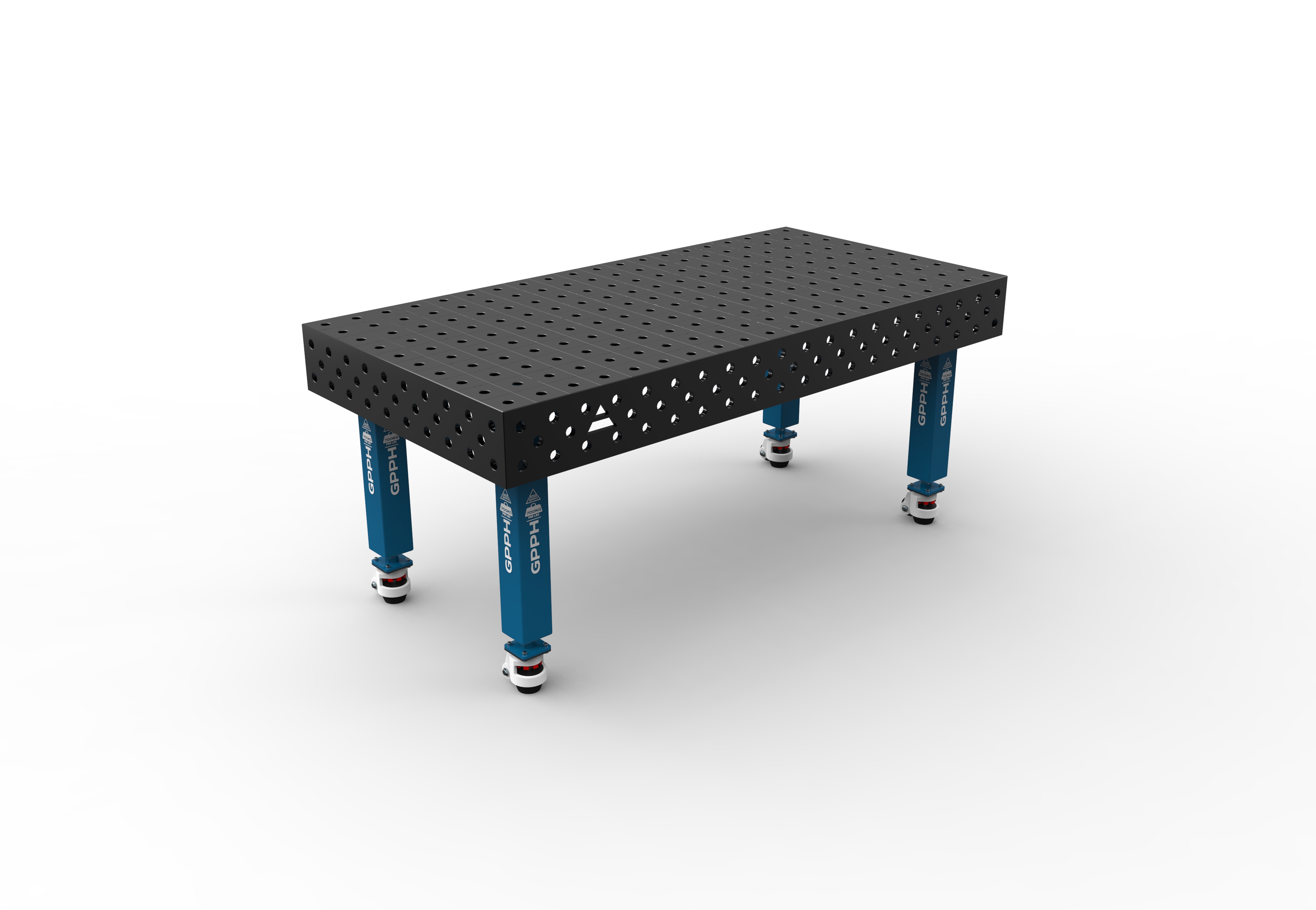 

Svejsebord PRO 2000x1000 grid 100x100 Ø28 - System 28